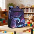 thumbnail image 2 of Jeiento Galaxy Dragon Toddler School Bag for 3-5 Year Old, 13.5 Inch Lightweight Preschool Backpack for Boys & Girls, 5 Compartment Bookbag with Top Handle, 2 of 7