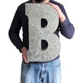 thumbnail image 6 of Huge 20" Metal Letter "B" Wall Decor, Silver with Rusted Edges, Galvanized Wall Mountable Decoration for Country by SciencePurchase, 6 of 6