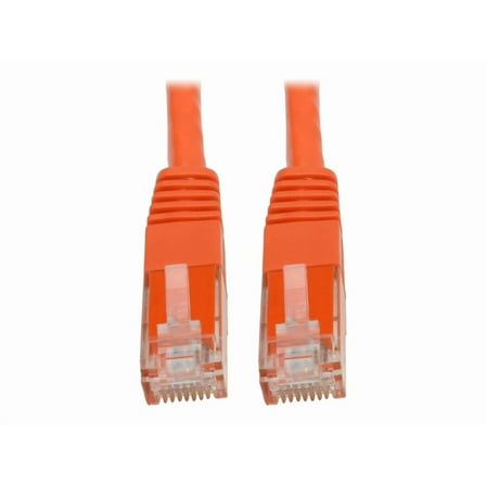 Tripp Lite Cat6 Cat5e Gigabit Molded Patch Cable RJ45 M/M 550MHz Orange 6ft (n200-006-or)