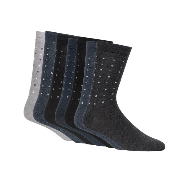 Juice - Calcetines Ashman de Sostenible para Hombre - Pack de 7 (Multicolor)