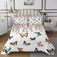 thumbnail image 1 of Erosebridal Chic Butterfly Coverlet Set Twin for Girls, Botanical Eucalyptus Bedding Set, Microfiber 2pcs, 1 of 5