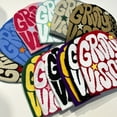 thumbnail image 3 of Gorro deportivo de moda Jacquard para hombre y mujer, gorro de punto con letras, estilo hip hop, estilo europeo y americano, combinable, 3 of 6