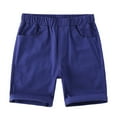 thumbnail image 2 of Kkkded Baby Kids Boys Girls Summer Shorts Elasticated Waist Middle Pants with Pockets Unisex Cotton Casual Shorts for 1-10 Years, 2 of 9