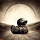 thumbnail image 5 of Pato,Patos de estilo gótico punk oscuro,Adornos decorativos de pato hermosos y únicos para bares,gabinetes,escritorios,coches, 5 of 5