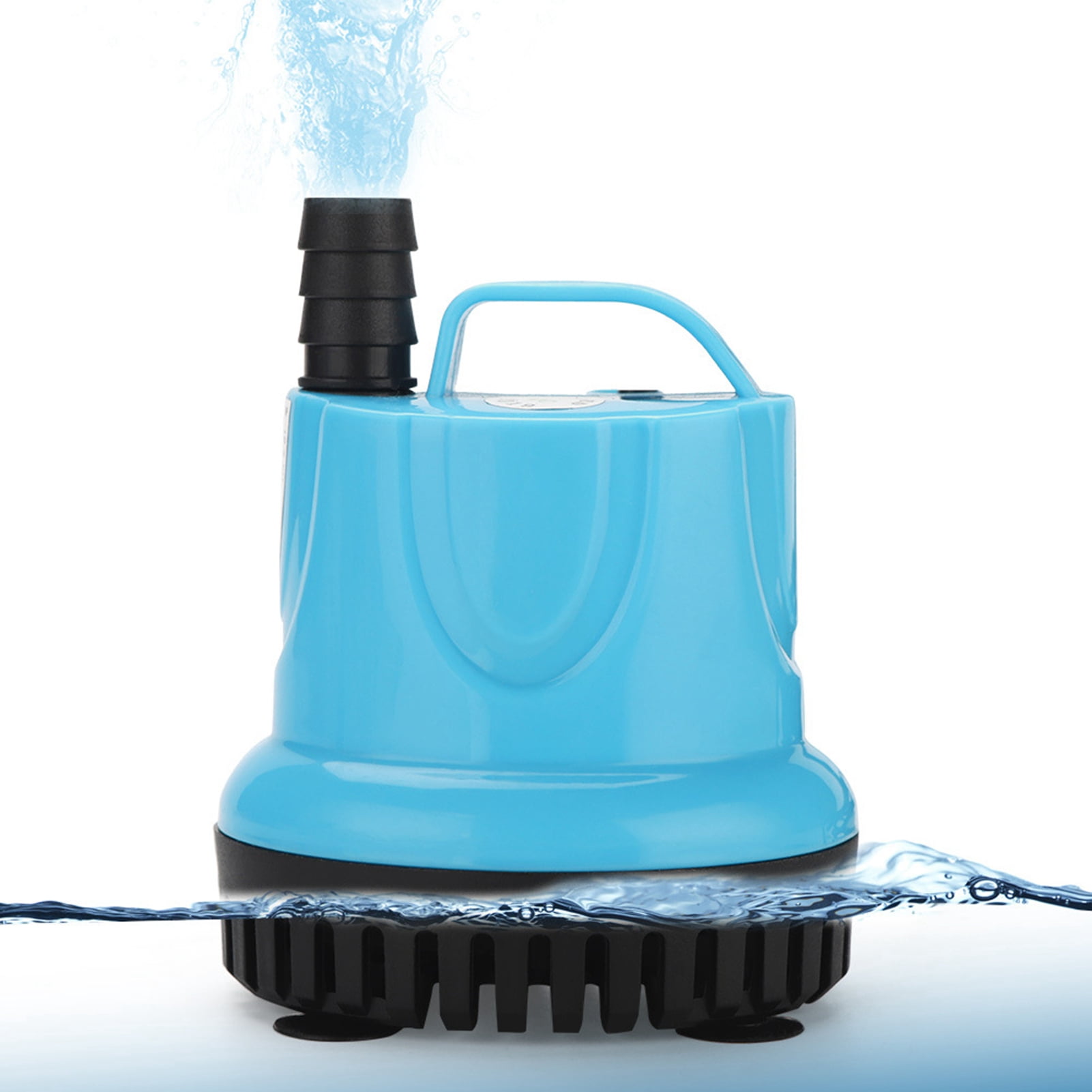 Yajisi Submersible Water Pump 60W with 2 Nozzles for Fish Tanks Pond Aquarium Circulation 3200L/H US Plug