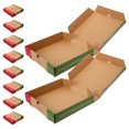 thumbnail image 4 of 10 unidades de envoltorios para pizza, de papel apto para alimentos, para guardar pizzas. Caja para pizza para llevar de 8 pulgadas., 4 of 8