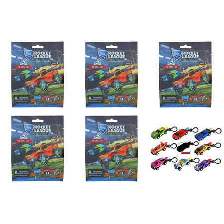 Zag Toys Rocket League Light Up Clip On 5 Blind Bags Series