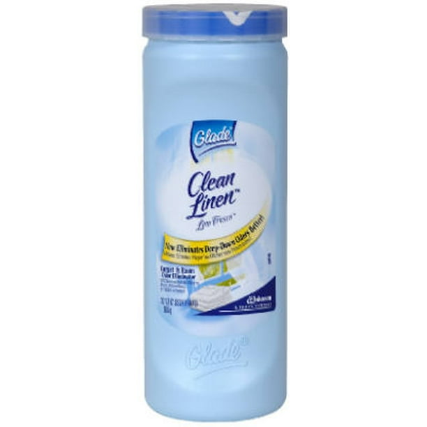 2PKGlade, 32 OZ, Clean Linen Scent, Carpet & Room Deodorizer