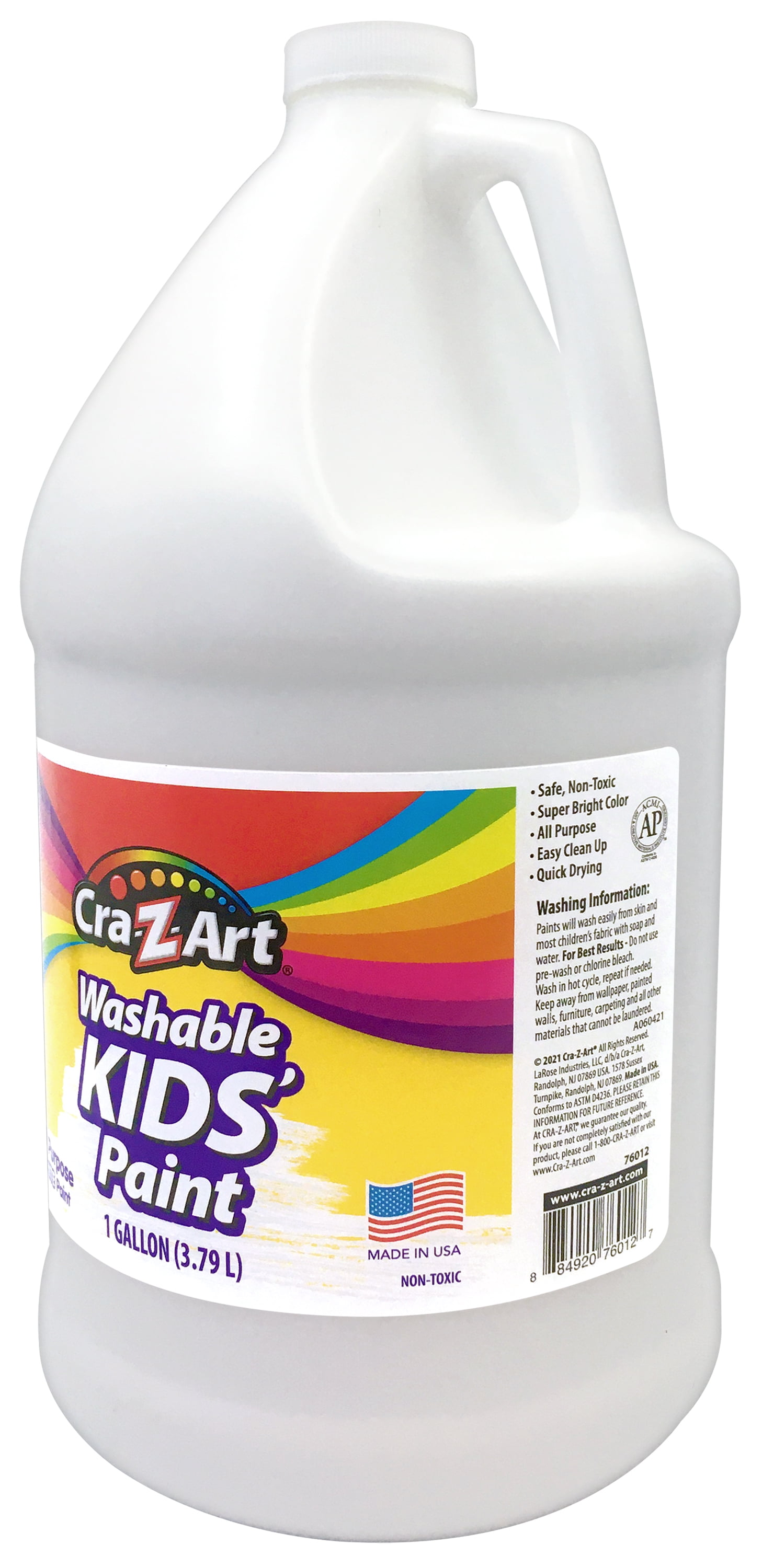 Cra-Z-Art Washable Poster Paint White 1 Gallon