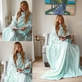 thumbnail image 6 of home comforts blanket Blanket with Sleeves, Super Soft Wearable TV Blanket Robe Fleece for Adults 73 x 51”| Cozy Warm, Lightweigh, 6 of 6