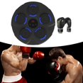 thumbnail image 2 of Máquina de boxeo musical, almohadillas de boxeo musicales, entrenamiento, entrenador deportivo, música, boxeo electrónico, objetivo de pared, máquina Patrón negro, 2 of 8