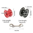 thumbnail image 3 of Scubas Diving Spool Finger Reel Aluminum Alloys Spool Finger Reel with Double Ended Hook Cave Diving Equipment Enduring, 3 of 8