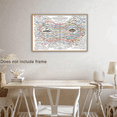 thumbnail image 3 of 3X Healing Web Poster Chart Canvas Wall Art Horizontal Poster Print Mental Health Posters, 3 of 7