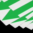 thumbnail image 4 of 8x2" Arrow Sticker Directional Sign Adhesive Removable Floor Decal, Green, 20Set / 60 Pack, 4 of 6