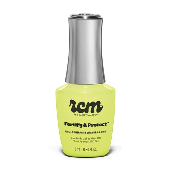 Red Carpet Manicure Fortify & Protect LED Nail Gel Polish – Vitamin A & Biotin-Infused Soak Off Gel, Stronger, Longer, High Shine, Chip-Free Wear Up to 21 Days (Love You A Brunch, 0.3 Fl Oz)