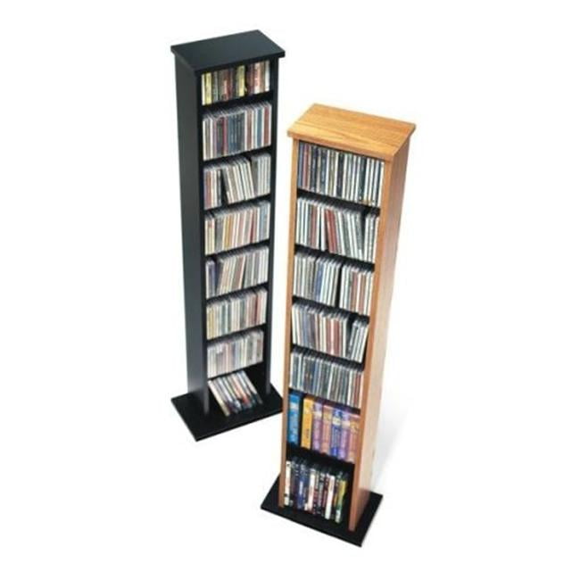 Prepac OMA0160 Oak & Black Slim Multimedia Storage Tower Walmart Canada