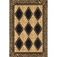 thumbnail image 1 of Unique Loom Wildlife Tigre Border Design Tapis 6' x 9' Rectangle Brun Clair/noir, 1 of 2