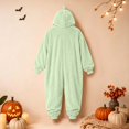 thumbnail image 6 of FAHXNVB Men's Hooded Onesie Pajamas Lightweight Fuzzy Fleece Zip Up Jumpsuit Long Sleeve Lounge One Piece Pjs with Pocket S-XXL, 6 of 7