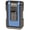 Blue & Gunmetal, variant on Lotus Axis Flat Flame Torch Lighter with Fold Out Cigar Stand - Purple & Gunmetal