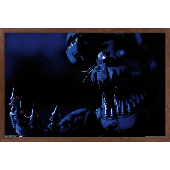 Five Nights at Freddy's - Nightmare Bonnie Wall Poster, 14.725" x 22.375", Framed
