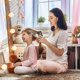 thumbnail image 3 of Folding Travel Mirror Hair Brushes Round Folding Pocket Hair Brush Mini Hair Comb Compact Travel Size Hair Massage Comb For Women And Girls, 3 of 4