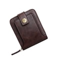 thumbnail image 2 of Men's Wallet Retro Vintage Male Wallets Storage Bag Coin Purse Card Holder Lightweight Money Clip Interior Slot Pocket Dark Coffee, 2 of 10