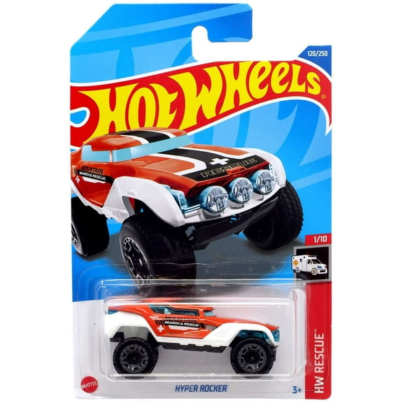 Hot Wheels Hyper Rocker White HW Rescue 1/10 120/250