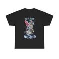thumbnail image 1 of Funny Cat Kitty Pet Humor For The Homies Graphic Cool Unisex T-Shirt, up to Size 5XL, 1 of 4