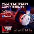 thumbnail image 3 of OXS Storm G2 Wireless Gaming Headsets with 7.1 Virtual Surround Sound, White, 3 of 10