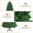 thumbnail image 3 of Patiojoy 8ft Pre-lit Christmas Tree, Artificial Hinged Xmas Tree w/ 600 Remote-controlled Color-changing LED Lights & 1605 Tips, 3 of 10