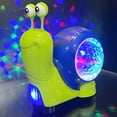 thumbnail image 4 of Baby Musical Crawling Toys Baby Toy with Color Light and Music Cartoon Interactive Music Dancing Crawling Toy Early Learning Snail Electric Toy for Toddlers Home, 4 of 10