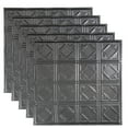 thumbnail image 1 of Great Lakes Tin Ludington Pewter 2ft x 2ft Nail Up Ceiling Tiles (5 Pack), 1 of 6