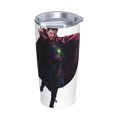 thumbnail image 2 of Taza de acero inoxidable con tapa de pajita de 20 oz de Doctor Strange, taza para automóvil, taza de café, taza con tapa adecuada para automóviles y oficinas, taza de acero inoxidable, 2 of 8