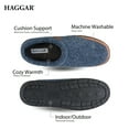 thumbnail image 3 of Haggar Mens Clog Slipper House Shoe Indoor/Outdoor with Memory Foam Comfort, 3 of 9
