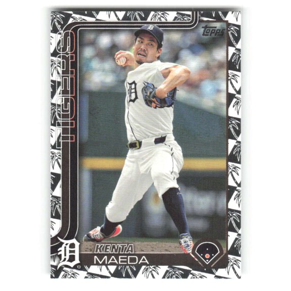 Collectible 2025 Topps Spring Training #91 Kenta Maeda Detroit Tigers Series 1 MLB Baseball Trading Card