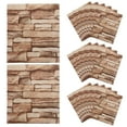 thumbnail image 1 of BRIGHTFUFU 20pcs 3D Pegatinas de pared de ladrillo Papel de ladrillo Fondo, 1 of 7