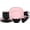 Black & Rose, variant on Stoneware Square 16pc Dinnerware Set, Matte Rose