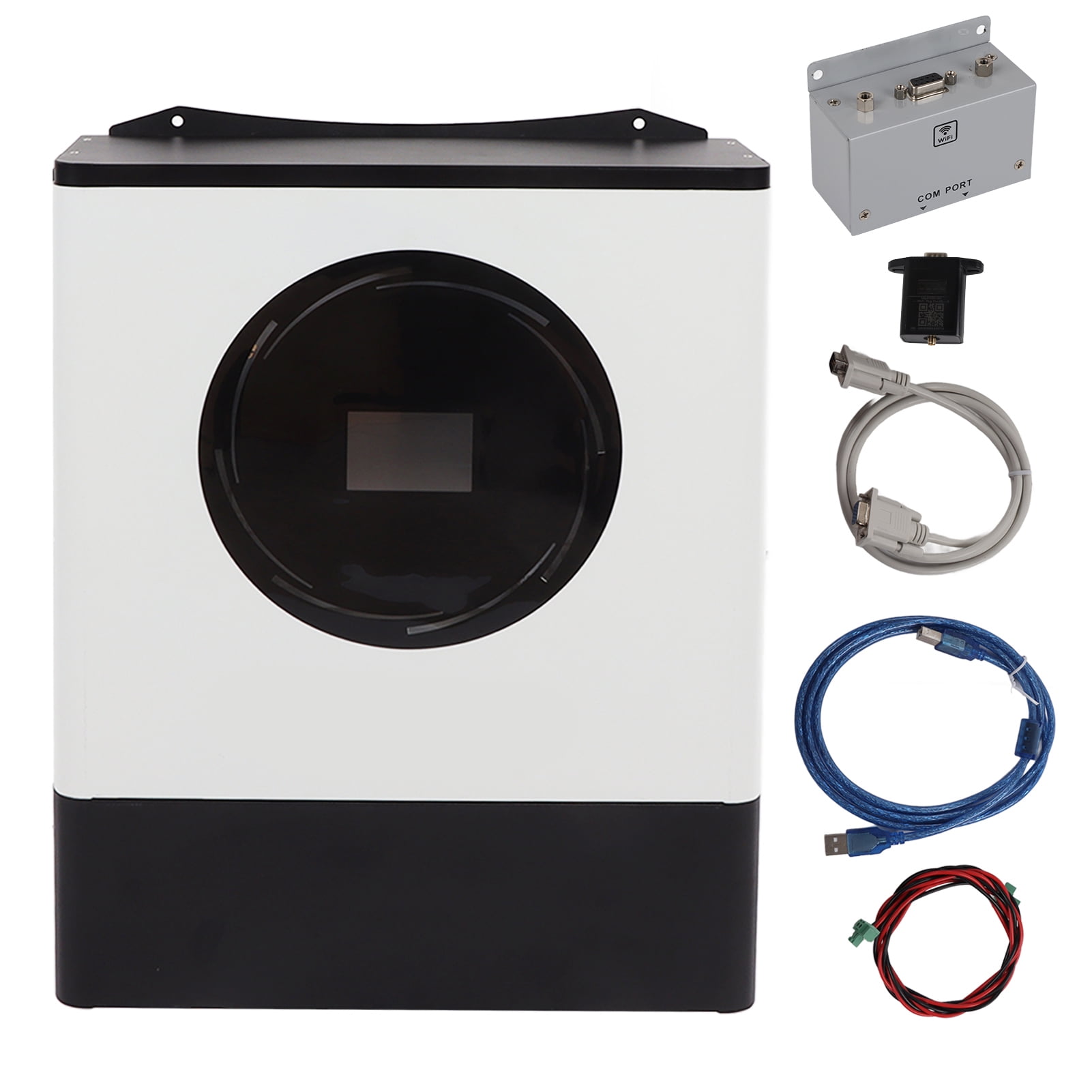 2024 Solar Inverter Charger 8000W Pure Sine Wave MPPT Controller Hybrid Solar Inverter 48V DC Input 230V AC Output