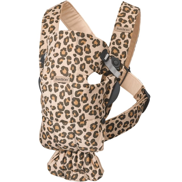 Portabebés BabyBjörn Beige Leopardo de Algodón