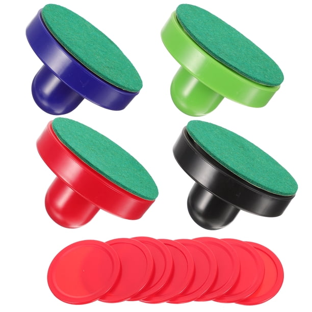 1 establecimiento de hockey sobre hielo Pucks Pusher de hockey de hockey de hockey de plástico Suministros de hockey sobre hielo