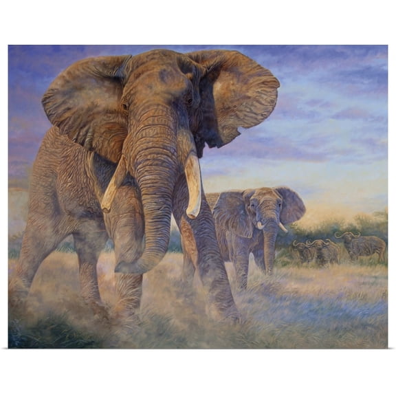 Great BIG Canvas | Rolled Cory Carlson Poster Print entitled Hold Em and Fold Em