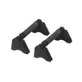 thumbnail image 5 of DimyFew 2 Pieces Wood Push up Bars Bracket Parallettes Bar for Fitness Floor Workout Black S, 5 of 9