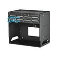 thumbnail image 1 of StarTech.com 8U Open Frame Wall Mount Network Rack w/ Built in Shelf 8U - 2-Post Adjustable Depth (12 Pouces to 18 Pouces) Equipment Rack - 75.2lbs (WALLSHELF8U) - Rack (Support Mural) - Noir - 8U - 19 Pouces - pour P/N : CABSCRWS1032, 1 of 9