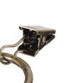 thumbnail image 3 of Uxcell 1.25" Inner Dia 3.5mm Thick Curtain Clip Hook Metal Bronze 24 Pack, 3 of 6