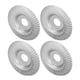 thumbnail image 5 of 4 piezas Disco de amoladora de 16 mm de acero inoxidable Disco de lijado para pulido y tallado rápido Plata, 5 of 9