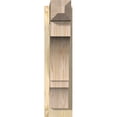thumbnail image 2 of Ekena Millwork 6"W x 16"D x 24"H Balboa Rough Sawn Craftsman Outlooker, Douglas Fir, 2 of 4