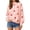 05#Pink, variant on Womens Polka Dot Sweatshirts Long Sleeve Pullover Crewneck Tops Oversized Drop Shoulder Y2k Fall Fashion Outfits Light Blue 2XL