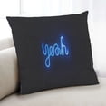 thumbnail image 1 of Ahgly Company Neon Neon Indoor Throw Pillow, 18 inch by 18 inch, 1 of 6