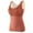 Wine, variant on Augper Shapewear Camisoles With Built in Bra Tummy Control Compression Tank Tops for Women Body Shaper Padded Tanks