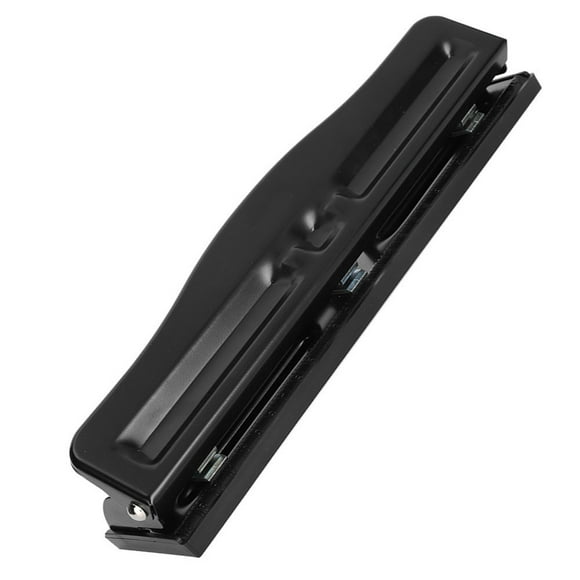 Hole Puncher, 3 Holes, Hole Punch, Adjustable, Iron, for Adults Home Paper Office
